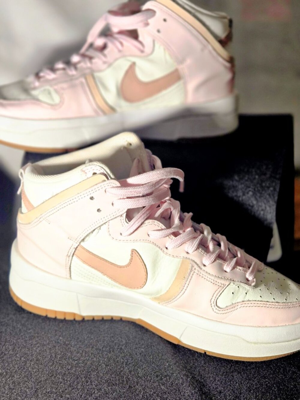 Nike Dunk High Up Rebel "Pink Oxford"